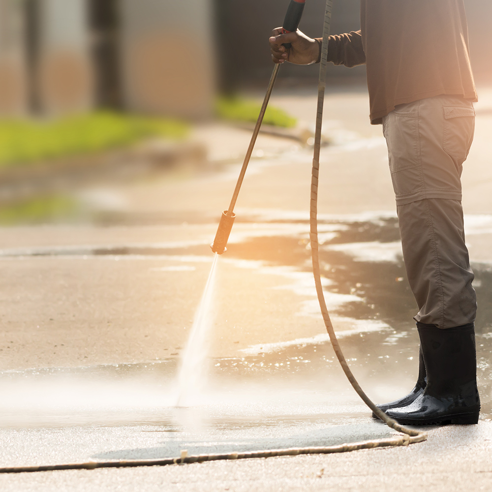 Pressure washing service