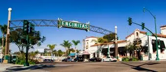 Downtown Encinitas charming area with local shops and restaurants