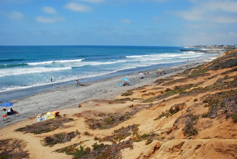 Carlsbad State Beach coastline